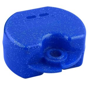 Pudełko ortodontyczne Euro Maxi fluoroscencyjny niebieski, 38 x 76 x 64mm (Opak. 10 szt.)