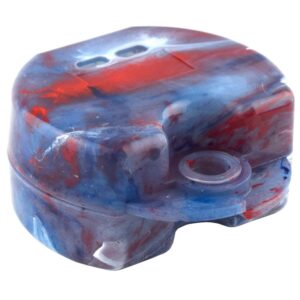 Pudełko ortodontyczne Euro Maxi w kleksy, 38 x 76 x 64mm (Opak. 10 szt.)