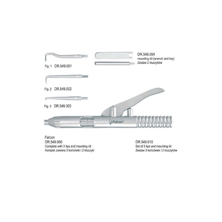 Zbijak do koron samopowtarzalny Falcon komplet