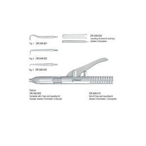 Zestaw 3 końcówek i kluczyków (do DR.549.000)