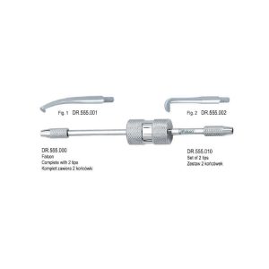 Zbijak do koron manualny dwustronny Falcon komplet