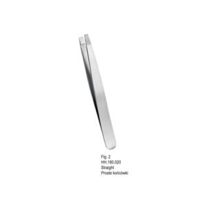 Penseta Falcon do depilacji proste końcówki fig.2