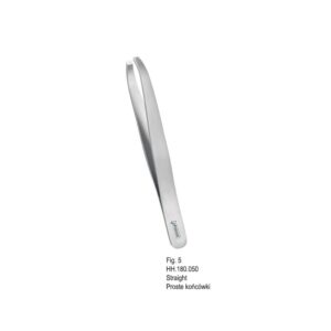 Penseta Falcon do depilacji wygięte końcówki fig.5
