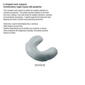 Uniwersalny rogal szyjny dla pacjenta szary