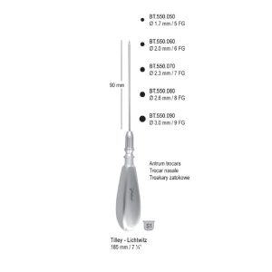 Troakar Tilley-Lichtwitz 3.0mm / 9 FG 185mm
