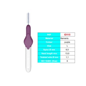 Icon Szczoteczka Interdental standard purpurowa L (Opak. 8 szt.)