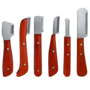 Zestaw trymery nożykowe dla psów (6szt.)