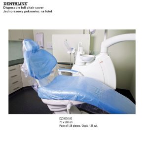 DENTALINE Jednorazowe pokrowce na fotel 69x60 cm (Opak. 225 szt.)