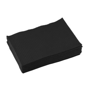 Serwety stomatologiczne składane 33 x 45 cm czarne (Opak. 500 szt.)