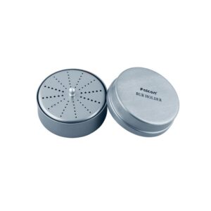 Pojemnik aluminiowy do wierteł srebrny na turbiny i kątnice (na 72 szt)