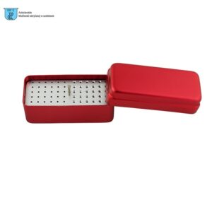 Endobox mini na 72 pilników czerwony