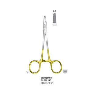 Falcon-Grip Igłotrzymacz Baumgartner 145mm węglik spiekany