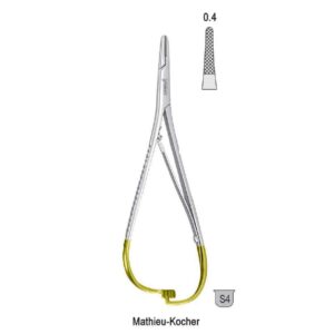 Falcon-Grip Igłotrzymacz Mathieu-Kocher 140mm węglik spiekany