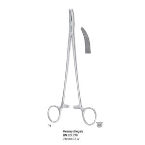 Igłotrzymacz Heaney (Hegar) zagięty 210mm