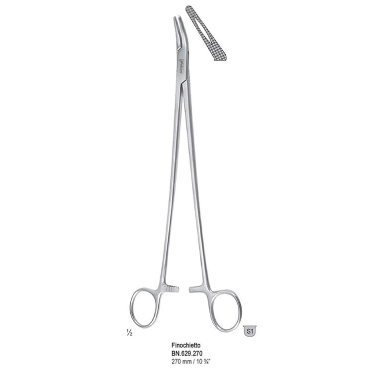 Igłotrzymacz Finochietto kątowy 270mm