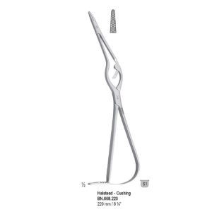 Igłotrzymacz Halstead-Cushing 220mm