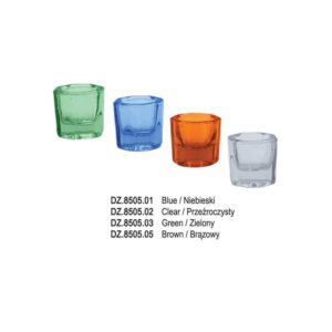 Kieliszek szklany brązowy