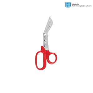 Nożyczki ratownicze mod.Angielski uchwyt plastikowy żółty 180mm