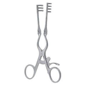 Hak Adson-Baby (Cone) automatyczny tępy 3x4 ząbki, 165mm