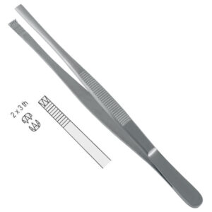 Penseta chirurgiczna Adlerkreutz 2x3 ząbki 150mm