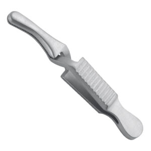 Clip artery (Bulldog) Dieffenbach x-action curved 50mm