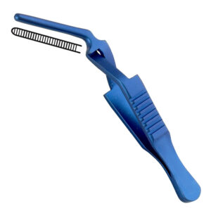 Zacisk tętniczy tytanowe Diethrich (Buldog) zagięty 2x15mm, 57mm