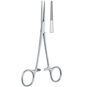 Kleszczyki naczyniowe Kelly-Rankin proste 160mm
