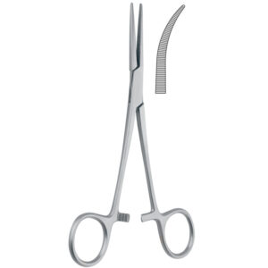 Kleszczyki naczyniowe Crile-Rankin zagięte 160mm