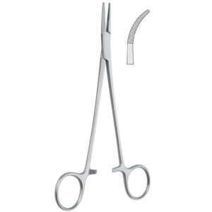 Kleszczyki naczyniowe Adson-Fraser zagięte 190mm