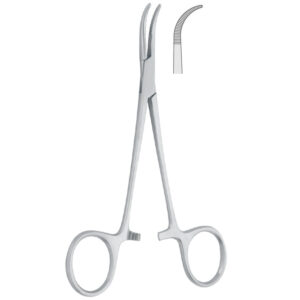 Kleszczyki preparacyjne Adson-Baby zagięte 145mm
