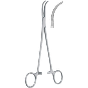 Kleszczyki preparacyjne Overholt-Geissendorfer zagięte 215mm fig.3