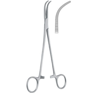 Kleszczyki preparacyjne Overholt-Geissendorfer zagięte 220mm fig.4