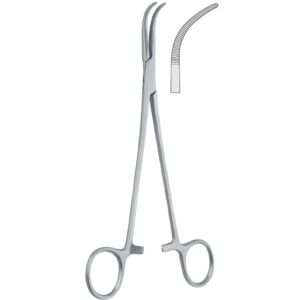 Kleszczyki preparacyjne Overholt-Geissendorfer zagięte 215mm fig.5