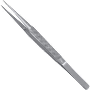 Penseta mikro anatomiczna z uchwytem półokrągłym prosta 150mm