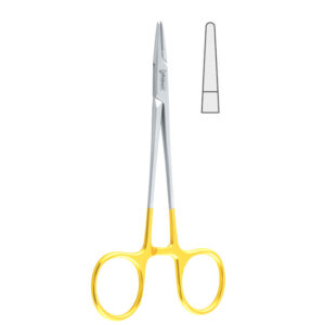 Falcon-Grip Needle holder Halsey 130mm TC smooth