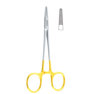 Falcon-Grip Needle holder Halsey 130mm TC