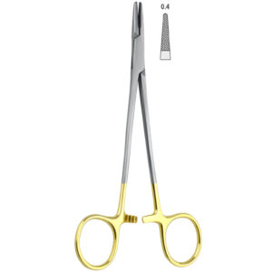 Falcon-Grip Needle holder Crile-Wood 150mm TC