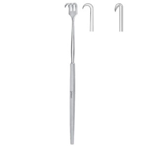 Retractor Falcon 1-prong sharp 160mm