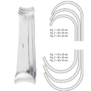 Zestaw haków Roux dwustronnych fig.1-3 (3 szt.)