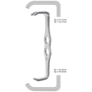 Hak Mathieu dwustronny 200mm (para)
