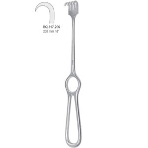 Hak Kocher 1-zębny ostry 205mm