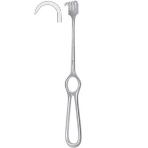 Hak Volkmann 1-zębny ostry 220mm