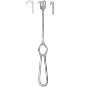 Hak Volkmann 1-zębny tępy 220mm