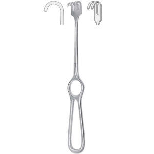 Hak Kocher 2-zębny tępy 220mm