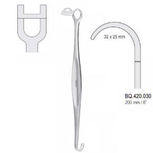 Retractor Canny-Ryall 32x25mm, 200mm