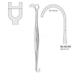 Retractor Canny-Ryall 35x32mm, 200mm