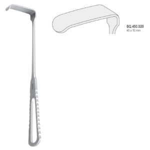 Retractor Langenbeck-English Pattern 45x13mm, 220mm