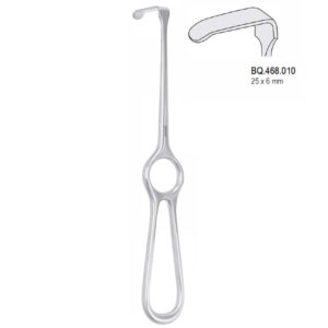 Retractor Kocher-Langenbeck 25x6mm, 215mm