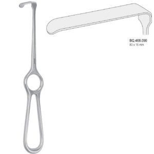 Retractor Kocher-Langenbeck 80x16mm, 215mm