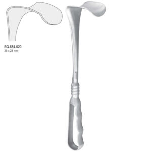 Retractor Richardson 36x28mm, 240mm